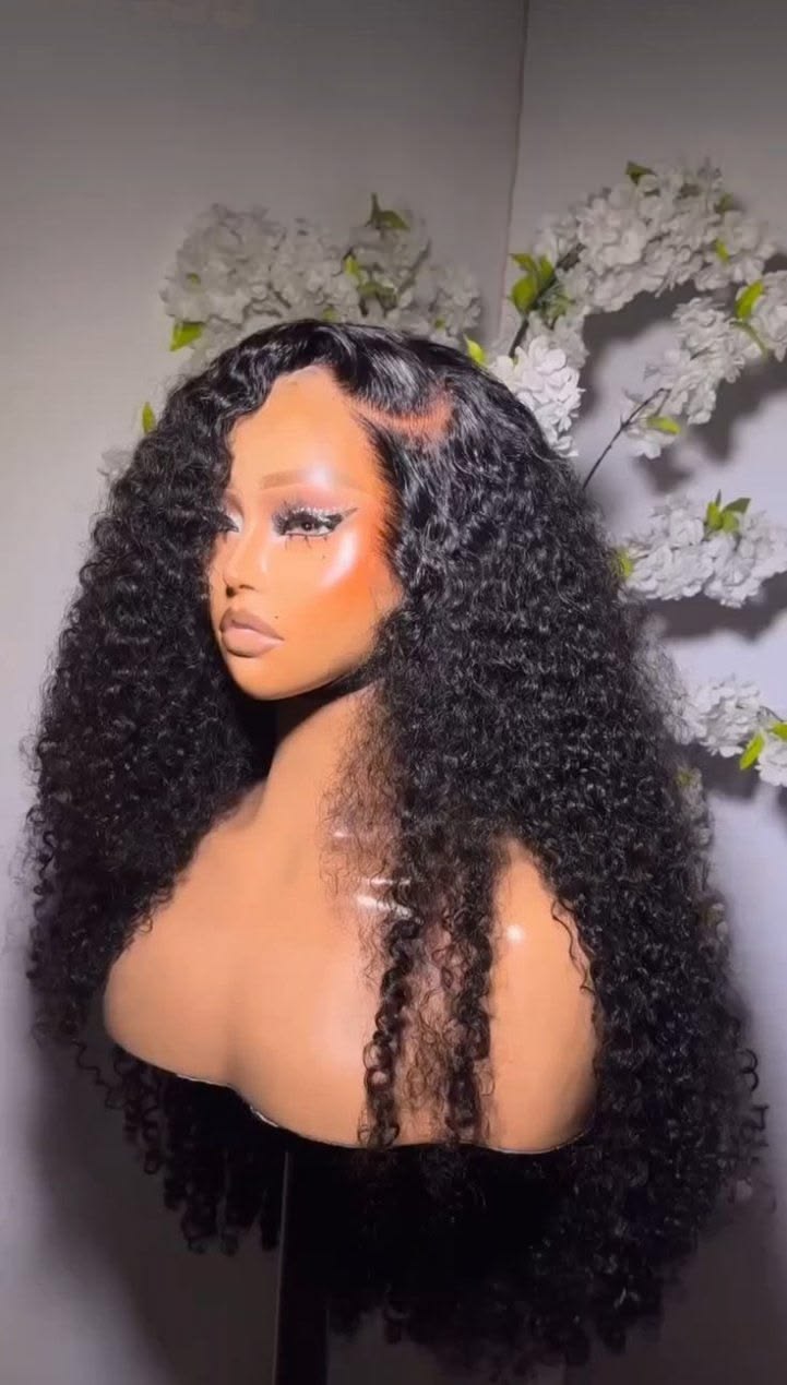 22In Brazilian Hair Water Wave Glueless Wig - 13x4 Full Frontal Lace Wig