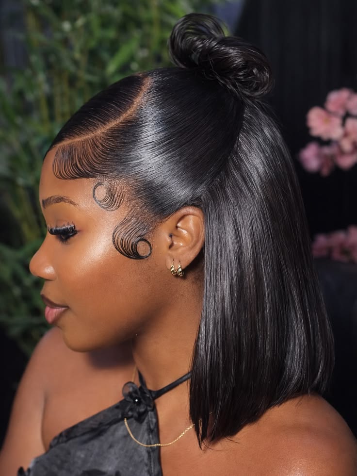 8" Brazilian Full Frontal Short Bob Wig – 13x4 Lace Front 180% Density