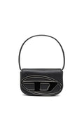 Black Diesel luxury shoulder bag with signature logo hardware