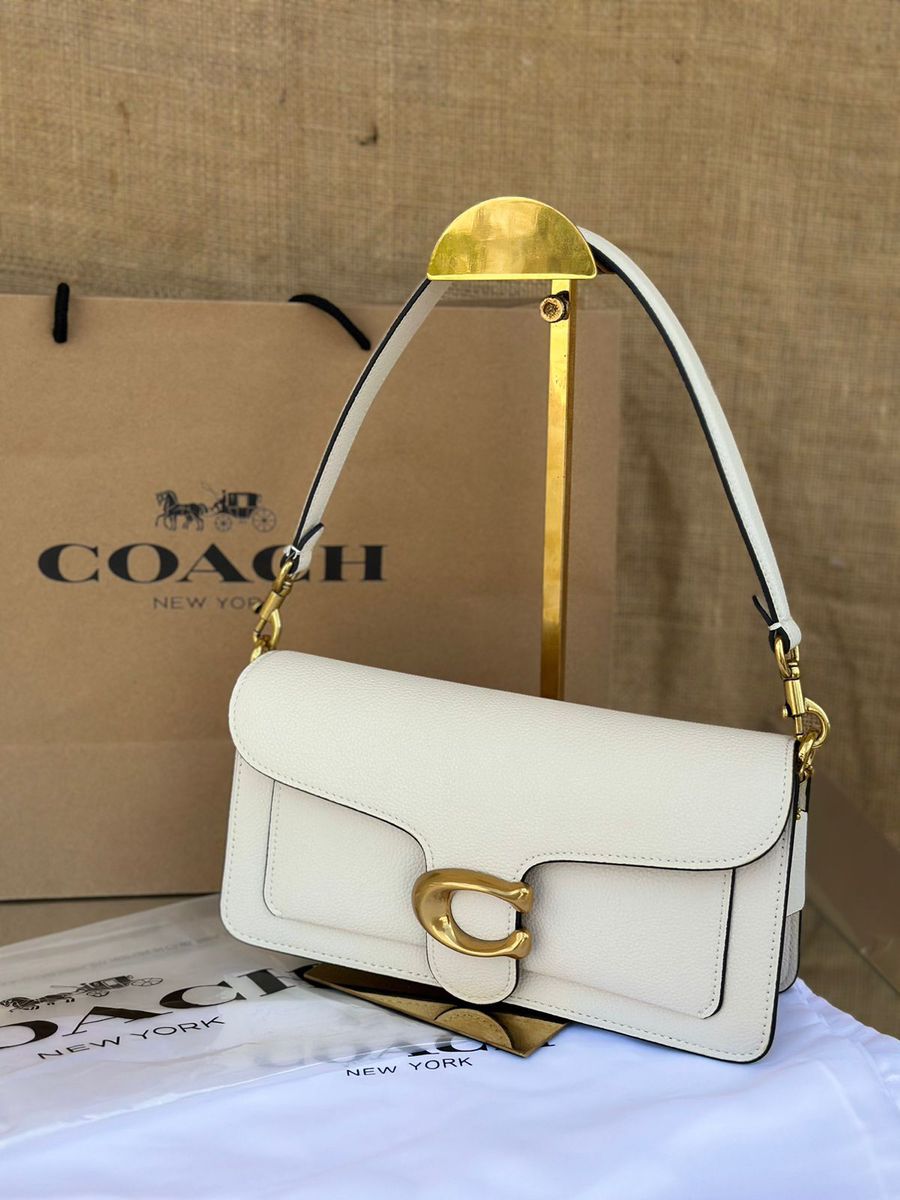 Soft Beige Handbag - with Coach packaging