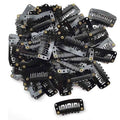Wig/Extension Clips Black – Pack of 48