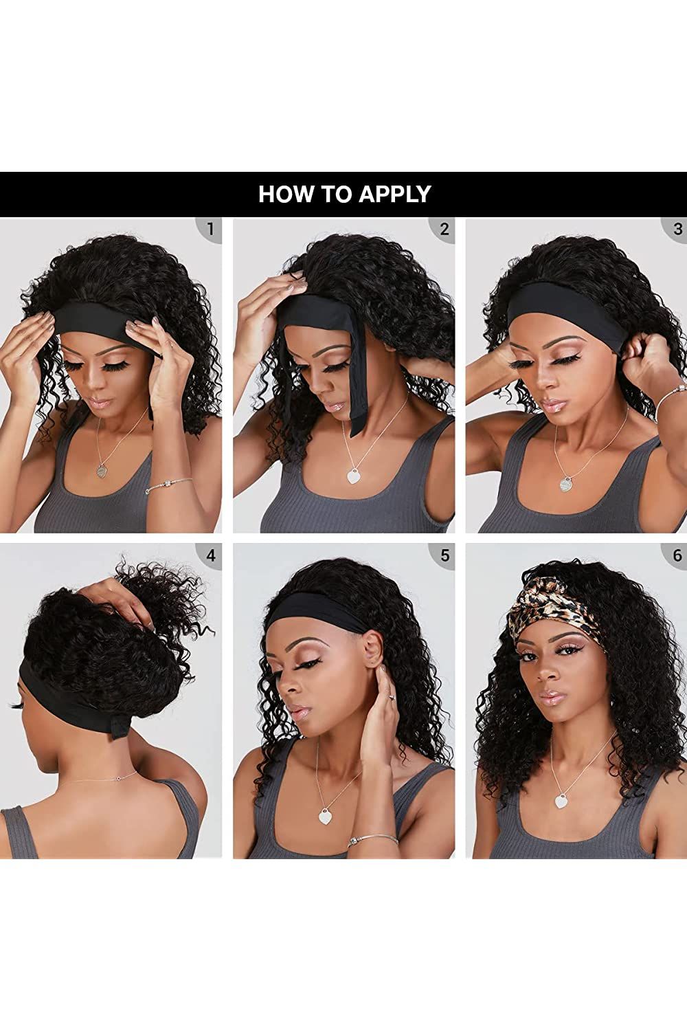 26" Heat Resistant Headband Wave Wig