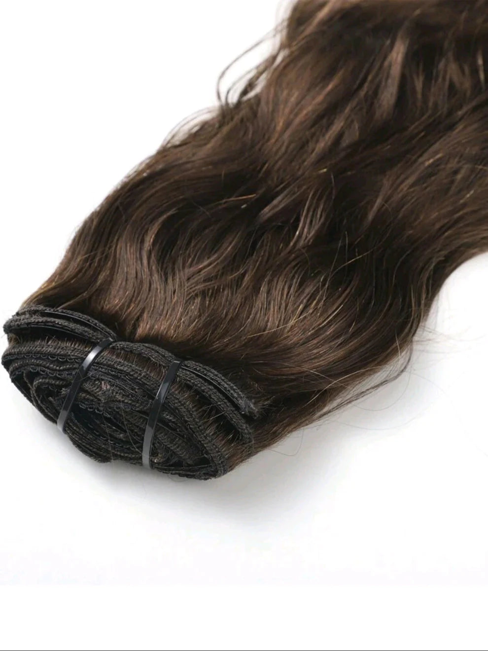 Brown Wave Clip-In Hair Extensions