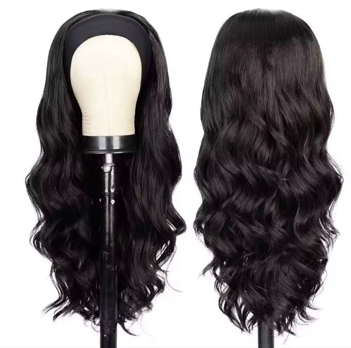 26" Heat Resistant Headband Wave Wig