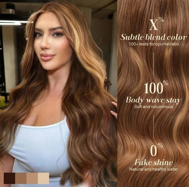 Body Wave Lace Front Wig – Ombré Honey Blonde 28"